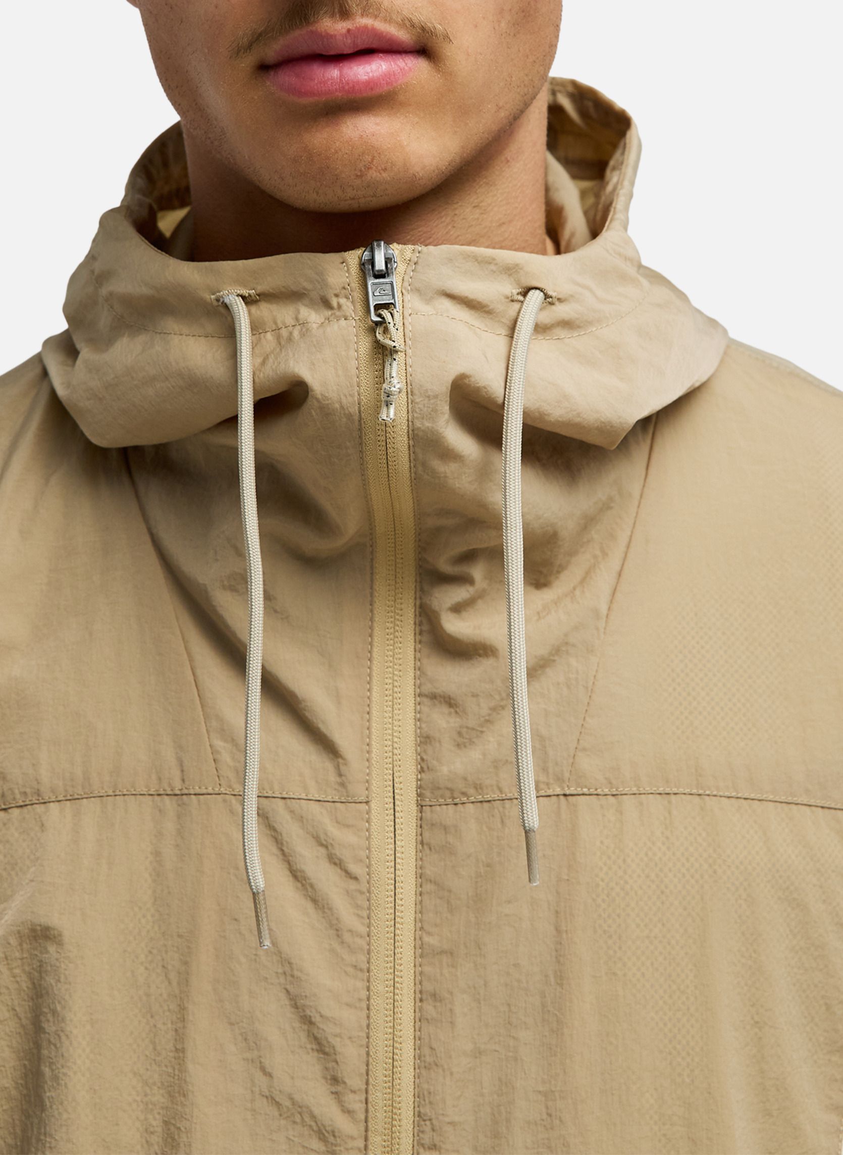 Vestes coupe-vents Clicker homme beige Quiksilver Vestes coupe-vents Clicker homme beige Beige