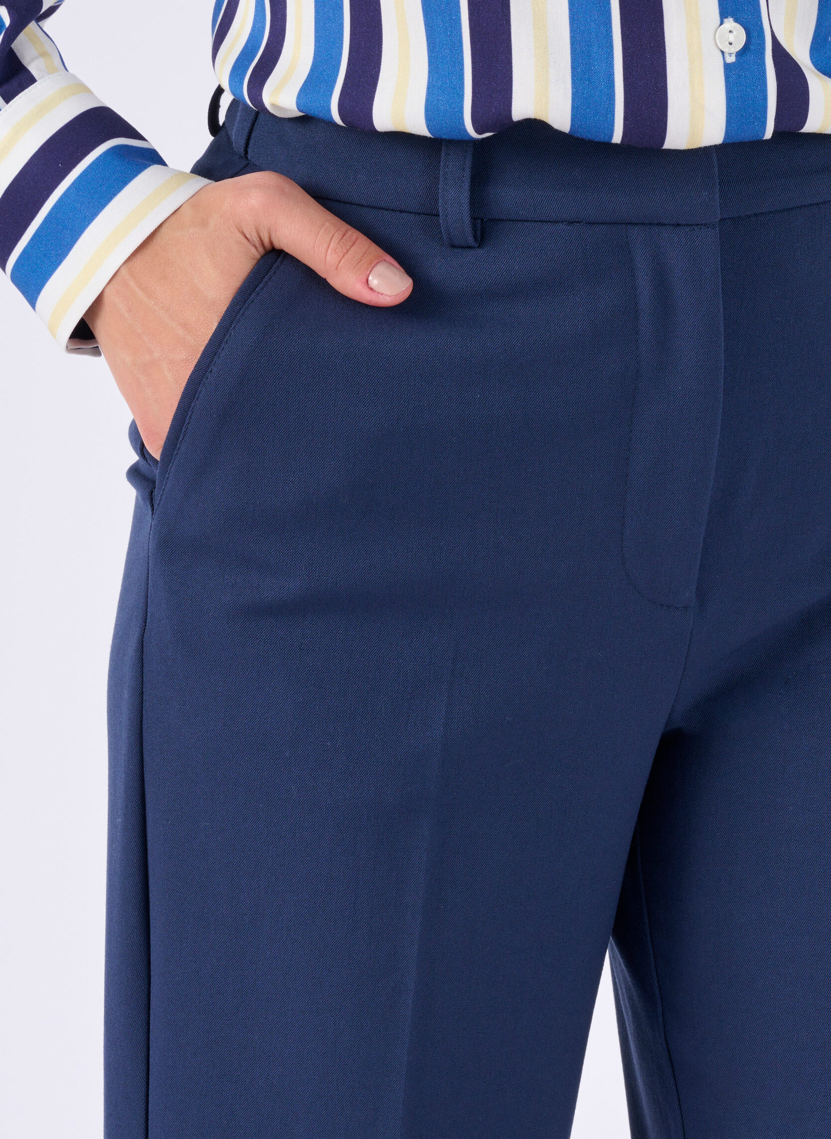 Pantalons droit 84379 femme bleu Damart Pantalons droit 84379 femme bleu Bleu