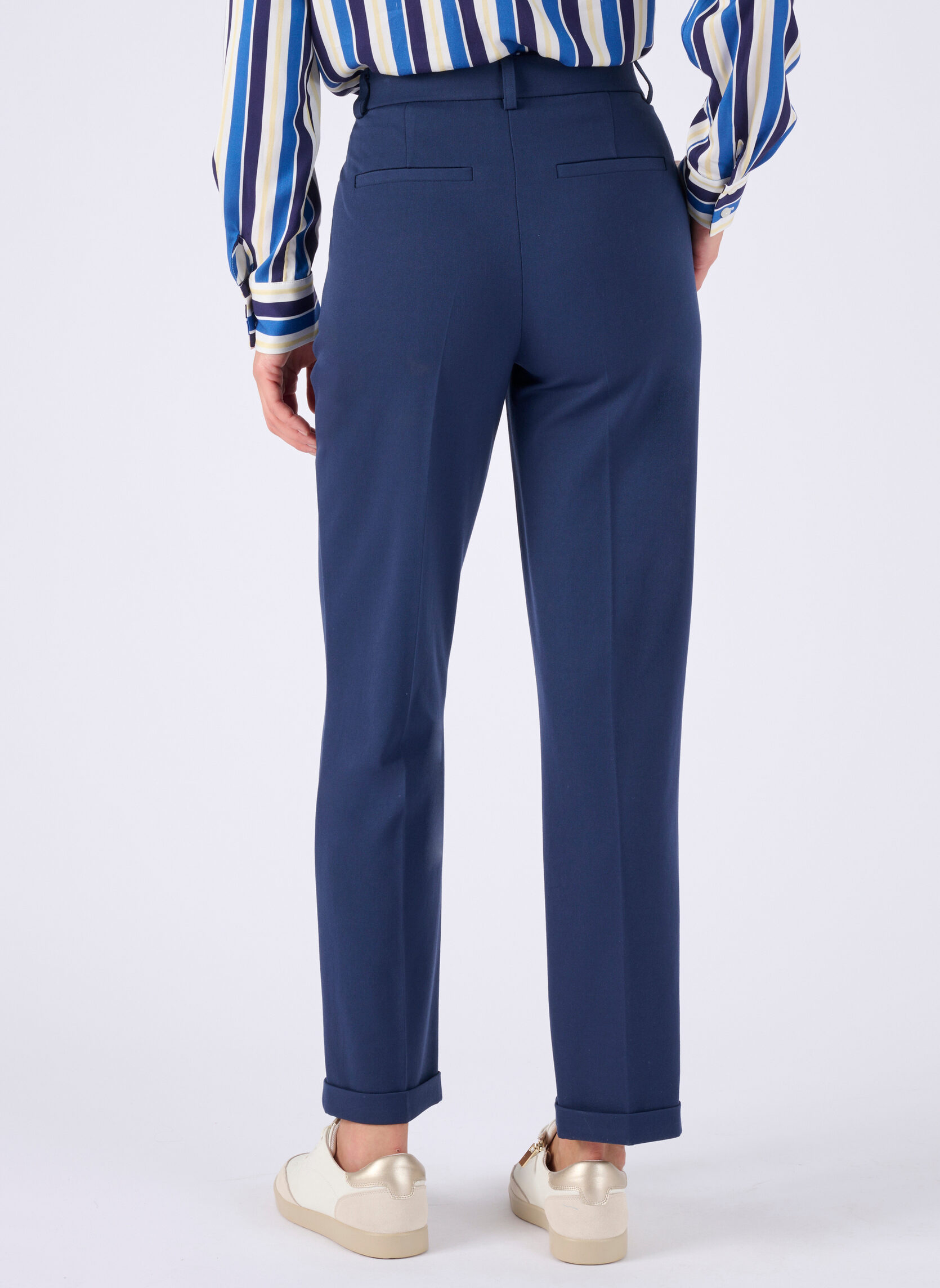 Pantalons droit 84379 femme bleu Damart Pantalons droit 84379 femme bleu Bleu