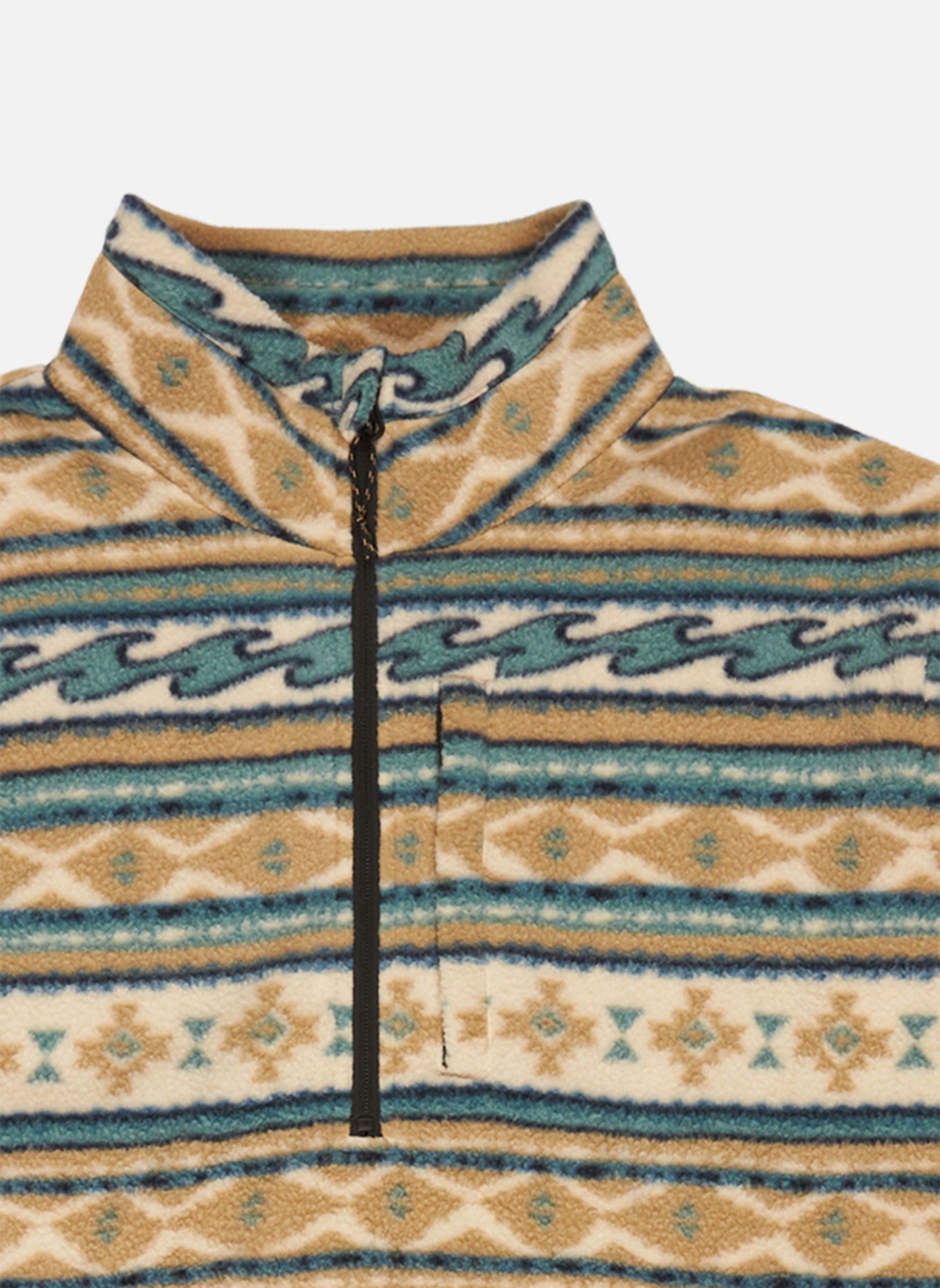 Vestes polaires Boundary Mock Neck homme beige Billabong Vestes polaires Boundary Mock Neck homme beige Beige