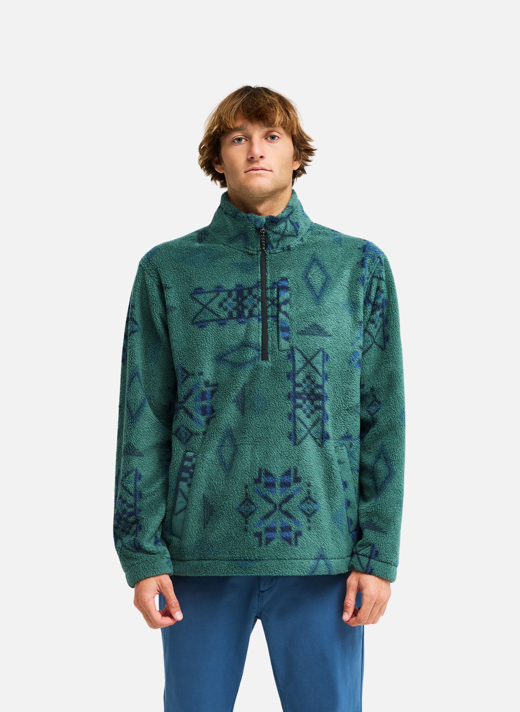 Vestes polaires Boundary Mock Neck homme vert Billabong Vestes polaires Boundary Mock Neck homme vert Vert