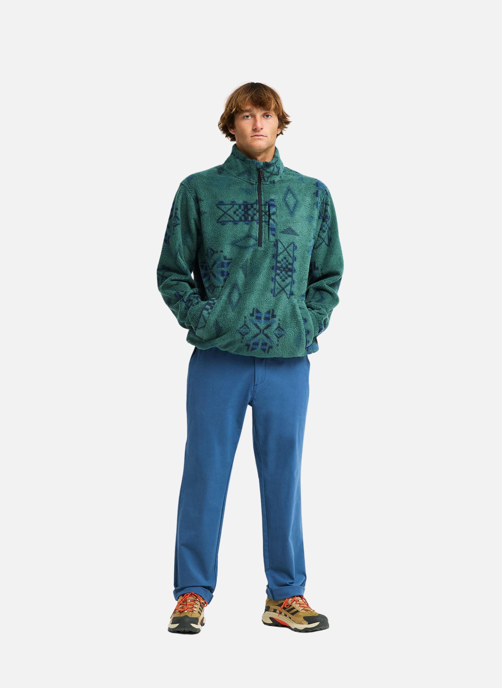 Vestes polaires Boundary Mock Neck homme vert Billabong Vestes polaires Boundary Mock Neck homme vert Vert