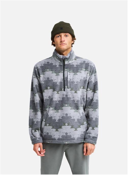 Billabong Vestes polaires Boundary Mock Neck homme gris