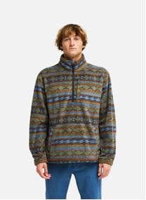 Vestes polaires Boundary Mock Neck homme beige