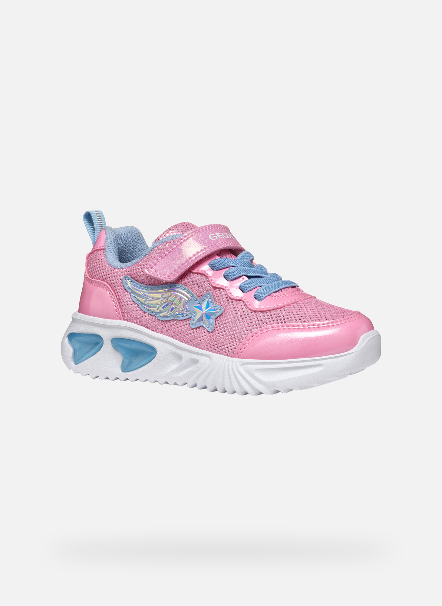 Baskets basses ASSISTER GIRL fille rose Geox Baskets basses ASSISTER GIRL fille rose Rose pastel