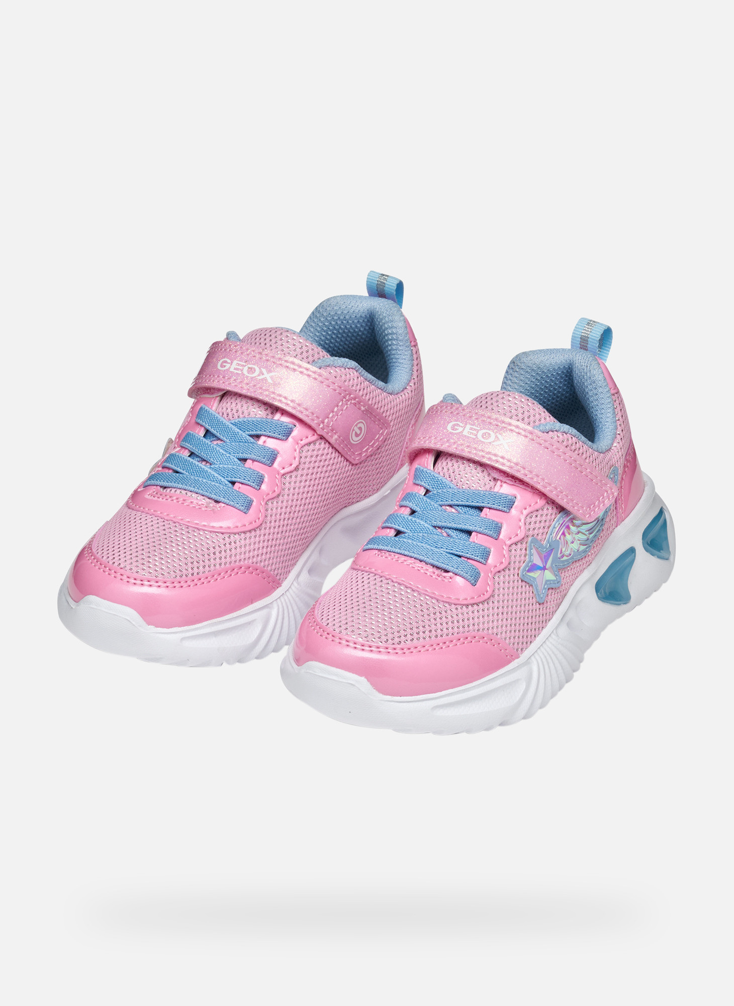 Baskets basses ASSISTER GIRL fille rose Geox Baskets basses ASSISTER GIRL fille rose Rose pastel
