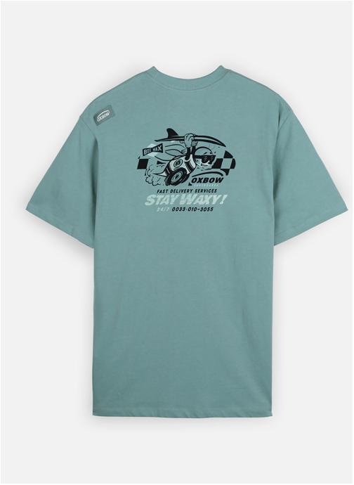 Oxbow Tee-shirts WAXY homme vert