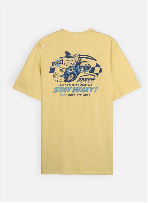 Oxbow Tee-shirts WAXY homme jaune