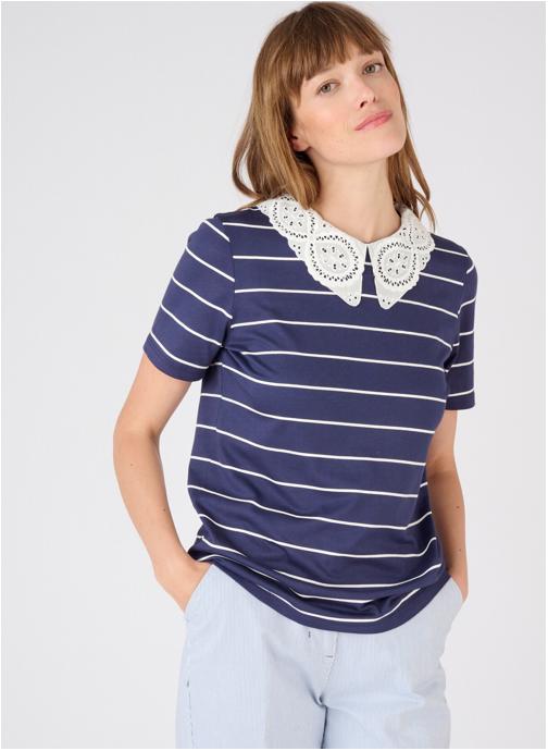Damart Tee-shirts 72037 femme bleu