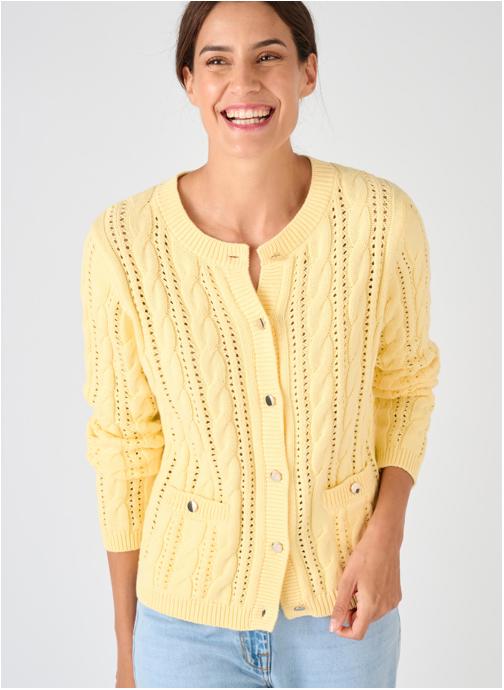 Damart Gilets 84674 femme jaune