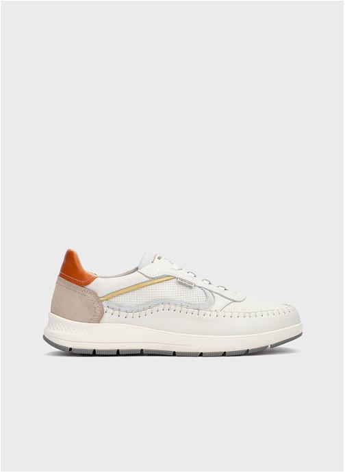 Pikolinos Baskets basses SALAMANCA homme blanc