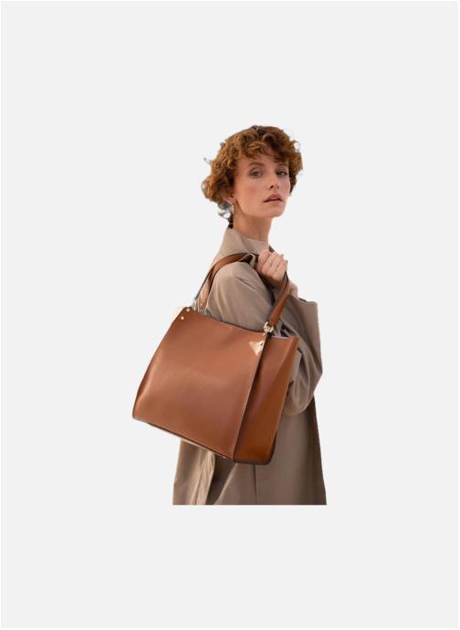 Pourchet Cabas Hebdo femme marron