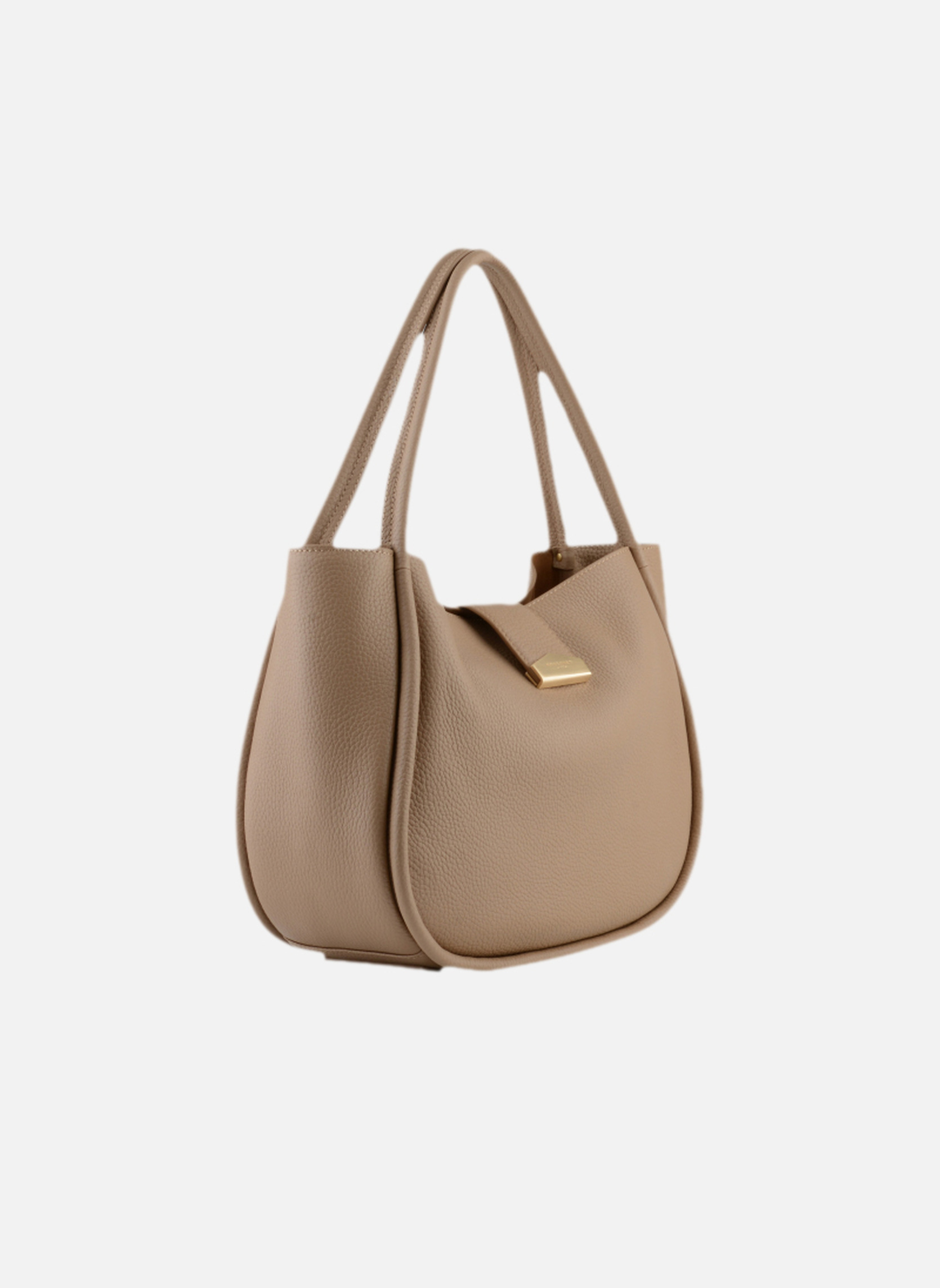 Sacs bandoulière Liane femme beige Pourchet Sacs bandoulière Liane femme beige Mastic