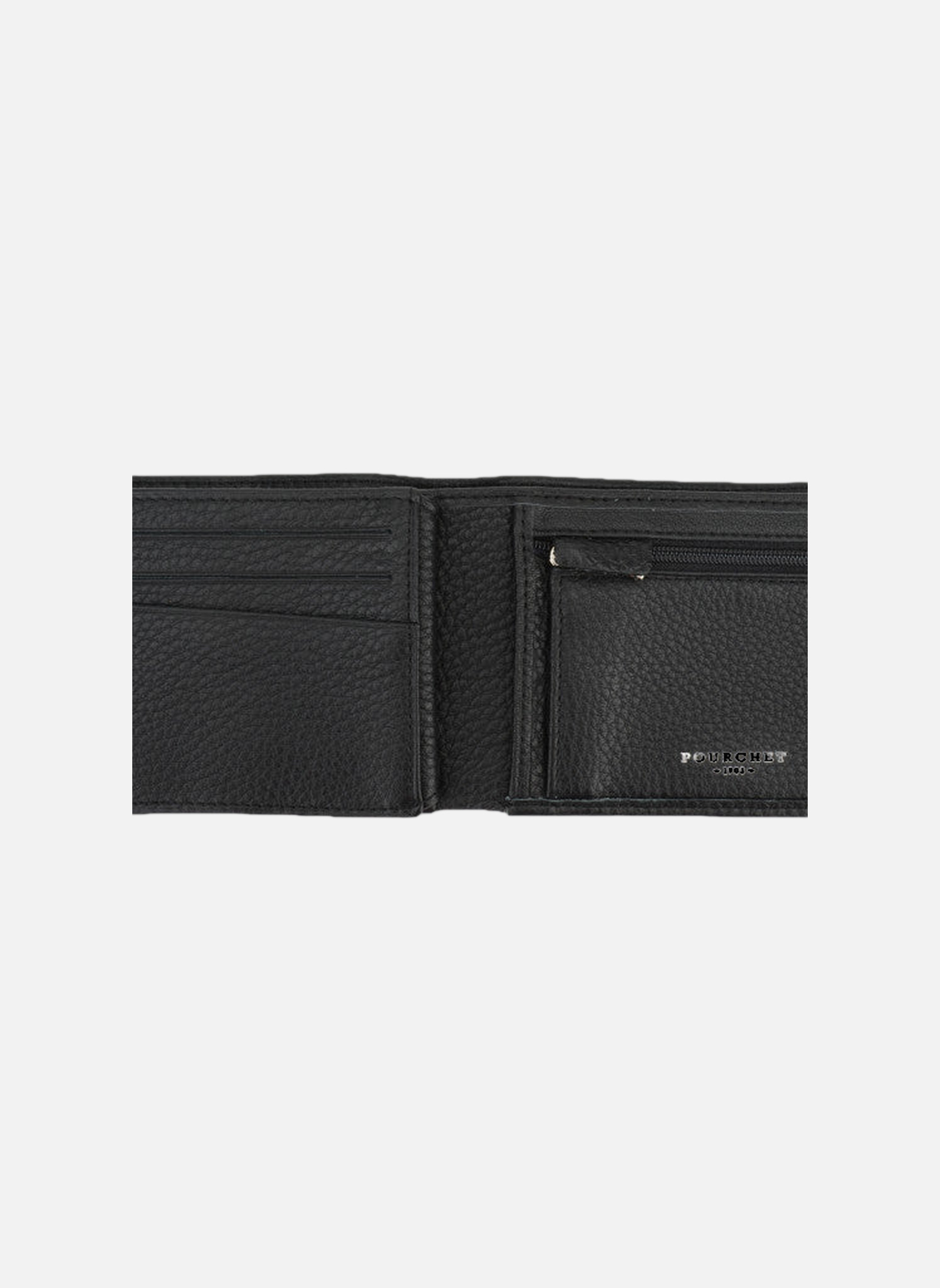 Portefeuille Femme CUIR TU Noir - Neuf Avec Étiquettes, Compact Et Élégant