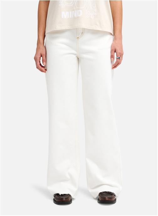 RVCA Jeans droit Coco femme blanc