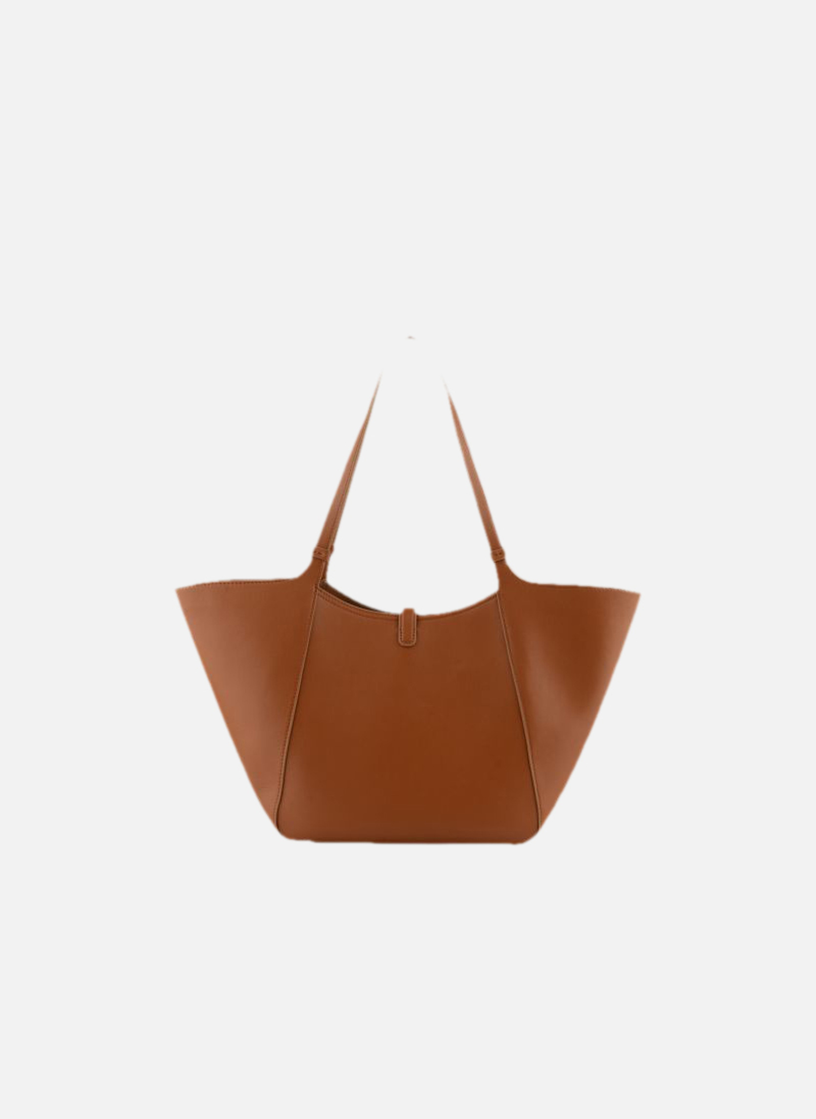 Cabas l'envolée femme marron Pourchet Cabas l'envolée femme marron Marron