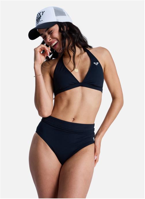 Roxy Bas de maillot culotte Bas de maillot de bain culotte bikini taille haute SOLID ESSENTIALS. femme noir
