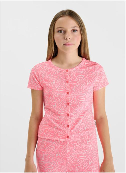 Le temps des cerises Tee-shirts Tee-Shirt TONYGI Pink fille rose