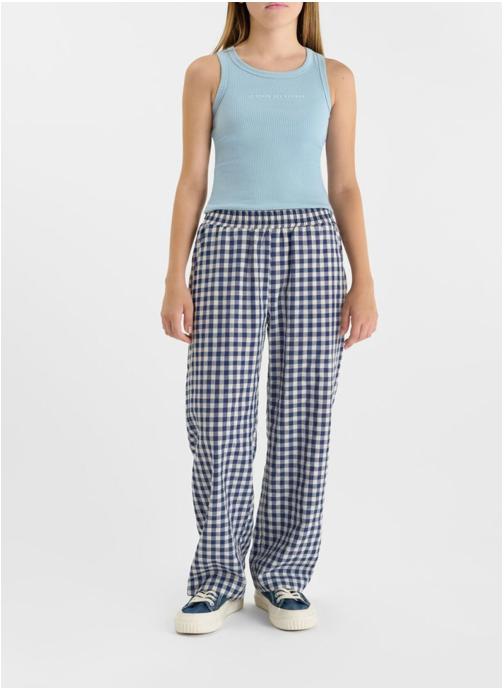 Le temps des cerises Pantalons Pantalon droite SONJAGI Blue fille bleu