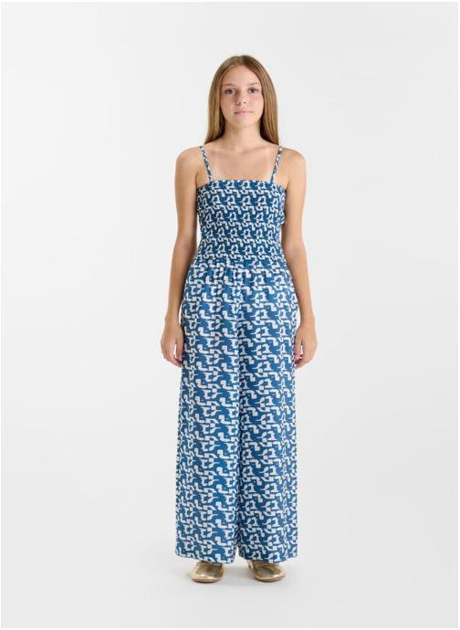 Le temps des cerises Combinaisons Combinaison droite TERUGI Blue fille bleu