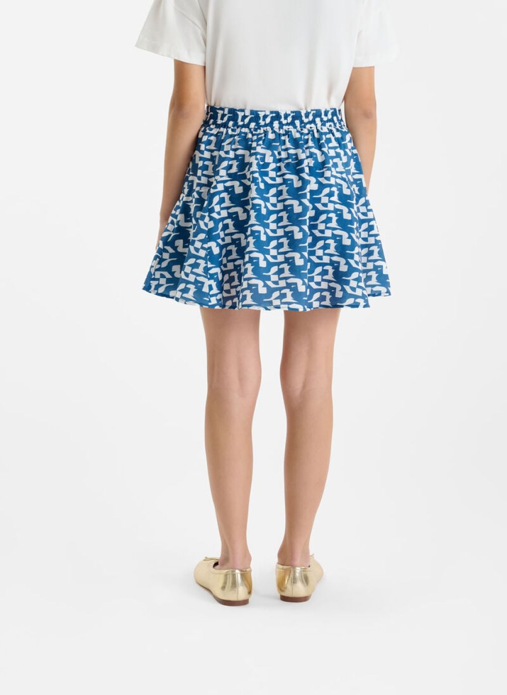Jupes Jupe evasée Blue fille bleu Le temps des cerises Jupes Jupe evasée Blue fille bleu Bleu