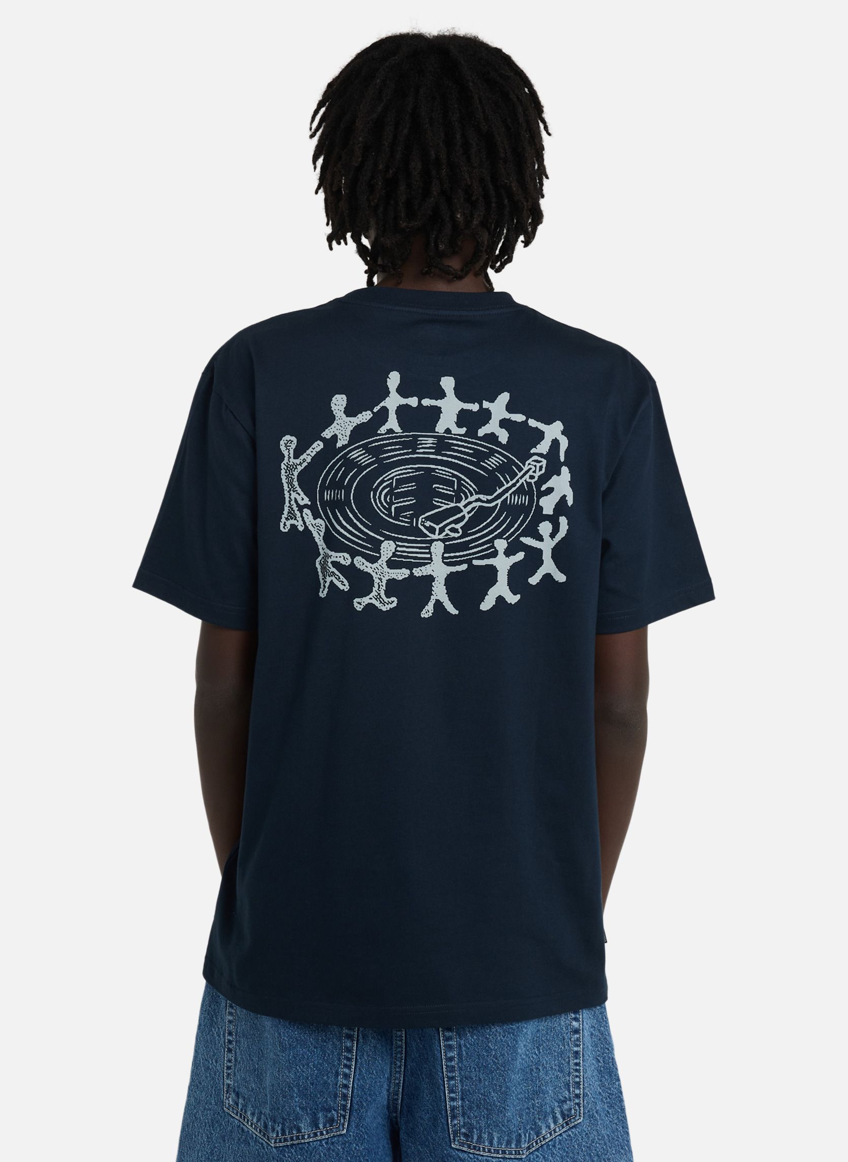 Tee-shirts Spinner homme bleu Element Tee-shirts Spinner homme bleu Bleu