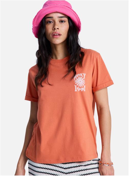 Roxy Tee-shirts Oceanregular femme rose
