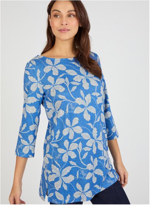 Damart Blouses 84511 femme bleu