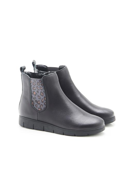 Damart Bottines basses Boots chelsea Amortyl femme noir