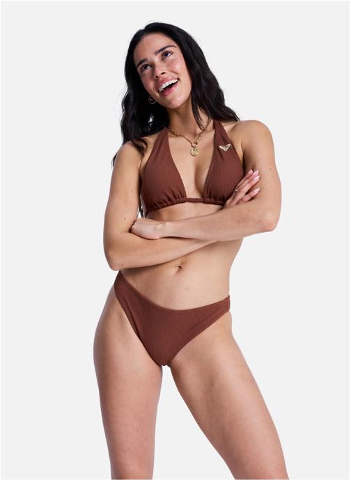 Roxy Bas de maillot culotte Roxy Sunshine Moderate femme marron