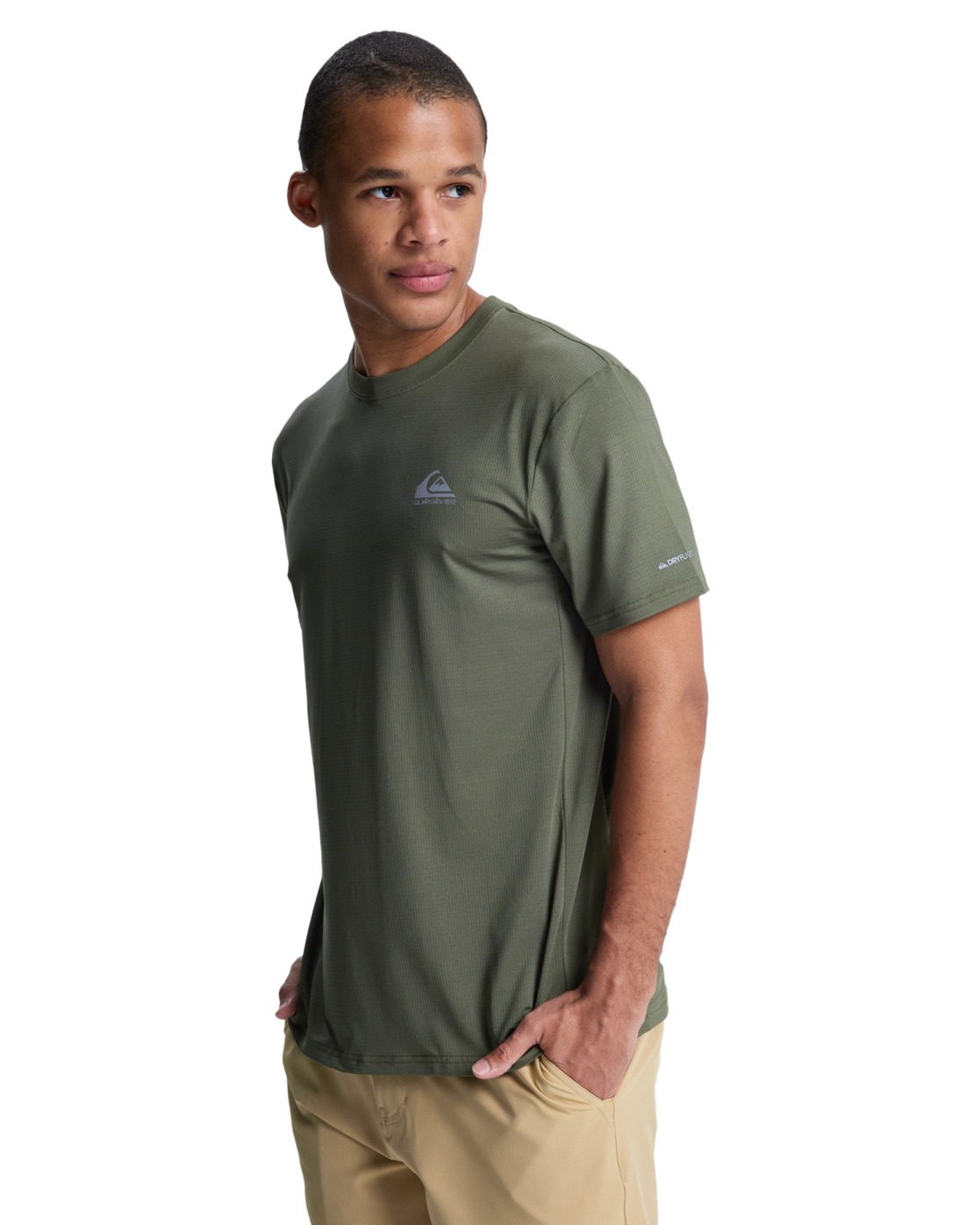 Tee-shirts Caecilian homme vert Quiksilver Tee-shirts Caecilian homme vert Vert olive