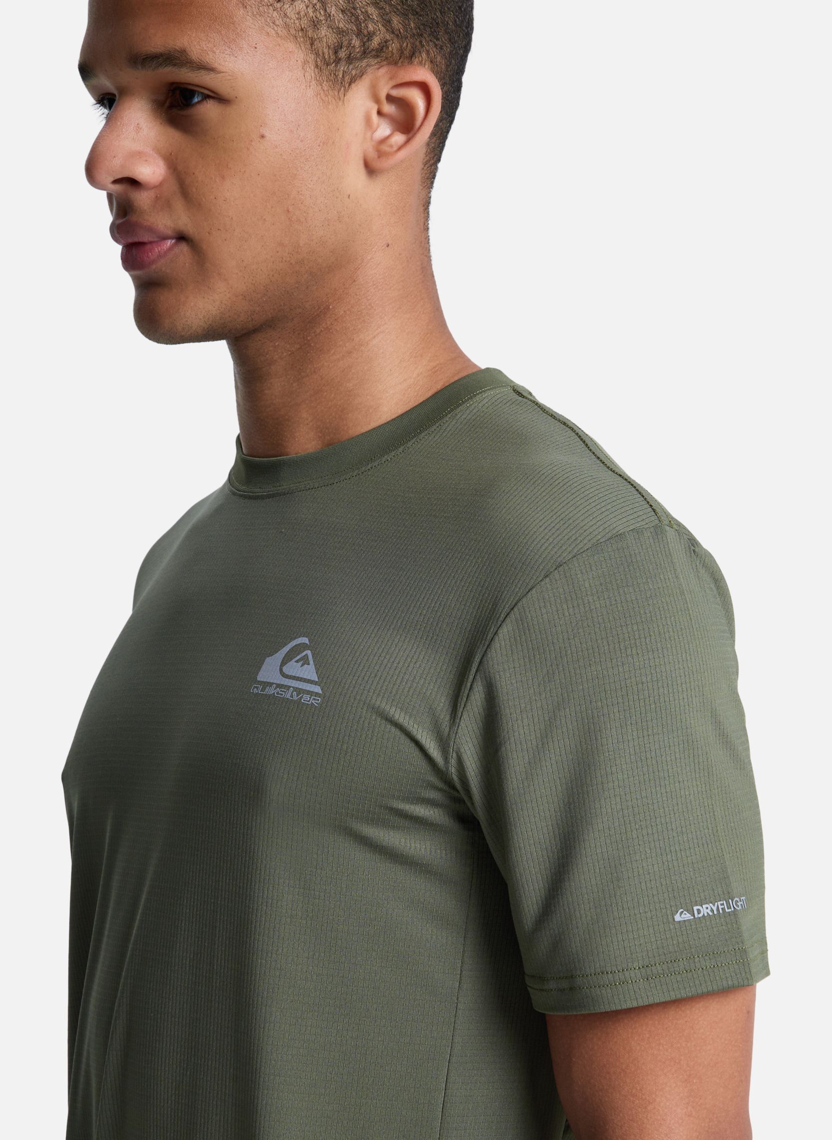 Tee-shirts Caecilian homme vert Quiksilver Tee-shirts Caecilian homme vert Vert olive