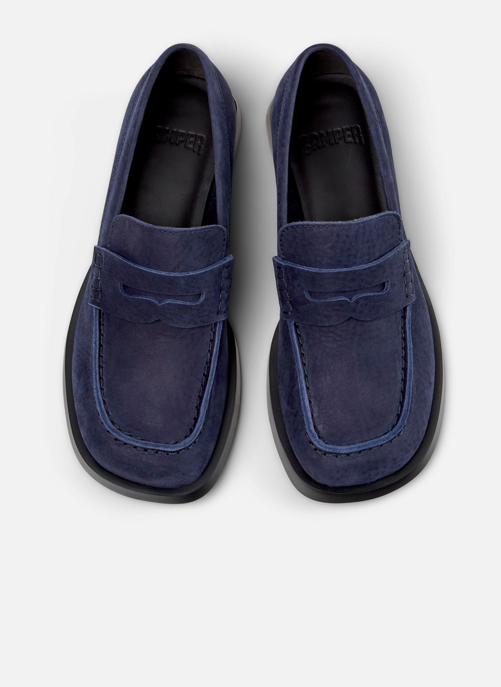 Mocassins K201919-001 femme bleu Camper Mocassins K201919-001 femme bleu Bleu foncé