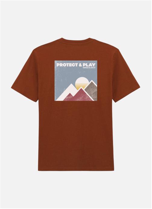 Serge Blanco Tee-shirts T-shirt homme rouge