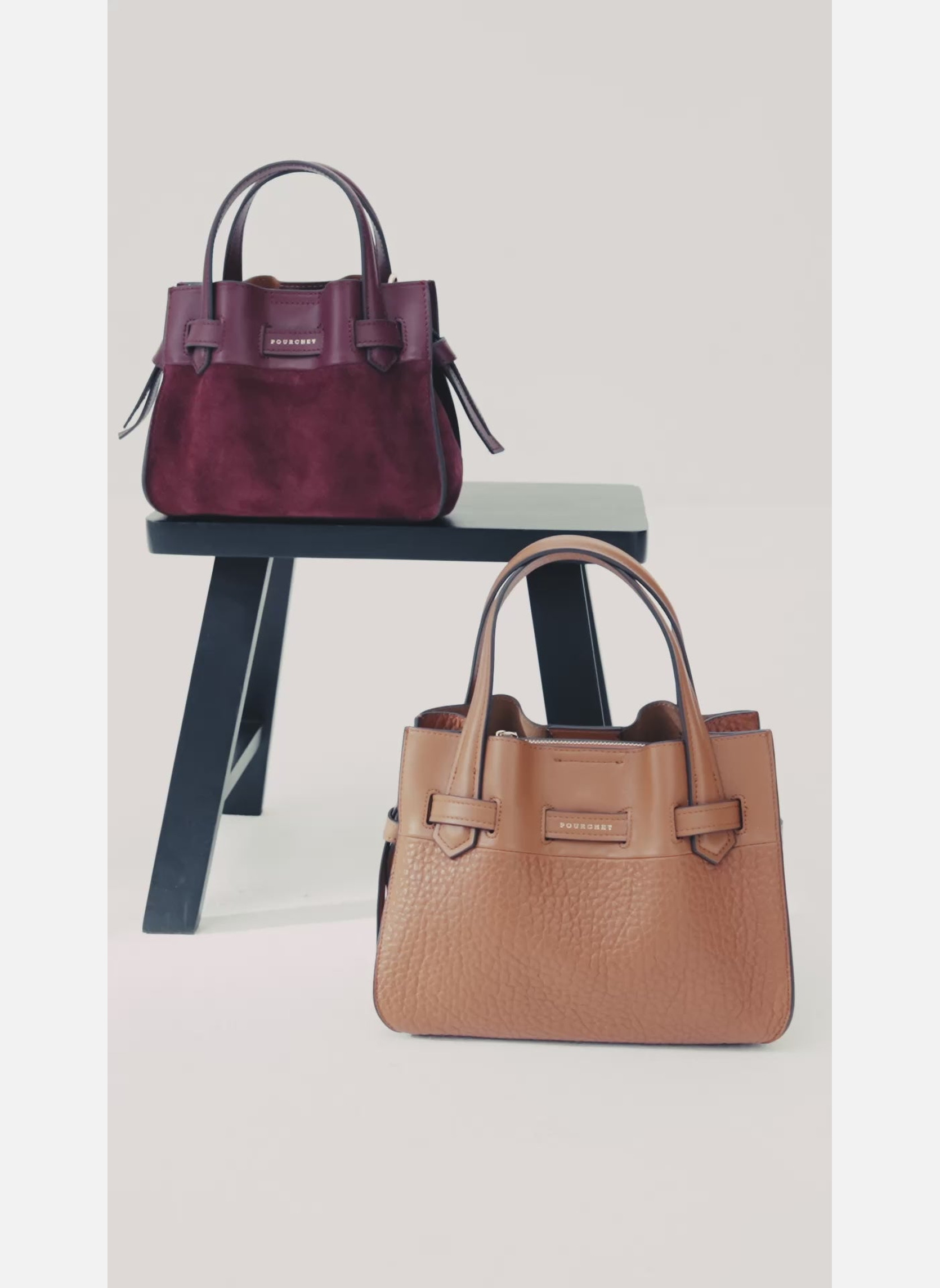 Sacs à main Blossom femme marron Pourchet Sacs à main Blossom femme marron Camel