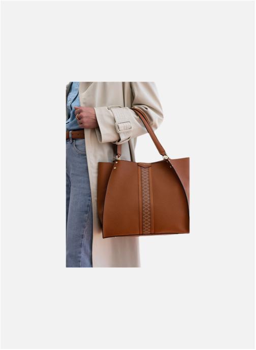 Pourchet Cabas Hebdo Madison femme marron