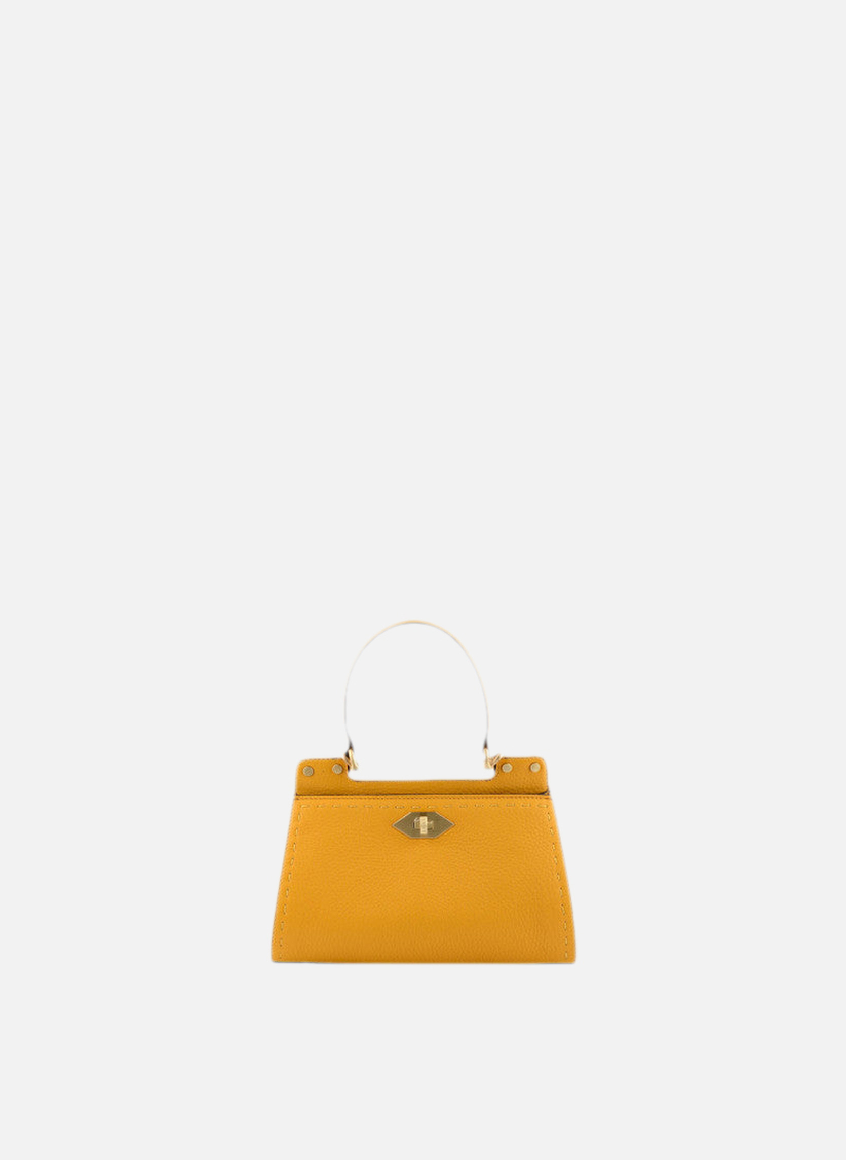 Sacs à main Trianon femme jaune Pourchet Sacs à main Trianon femme jaune Jaune moutarde