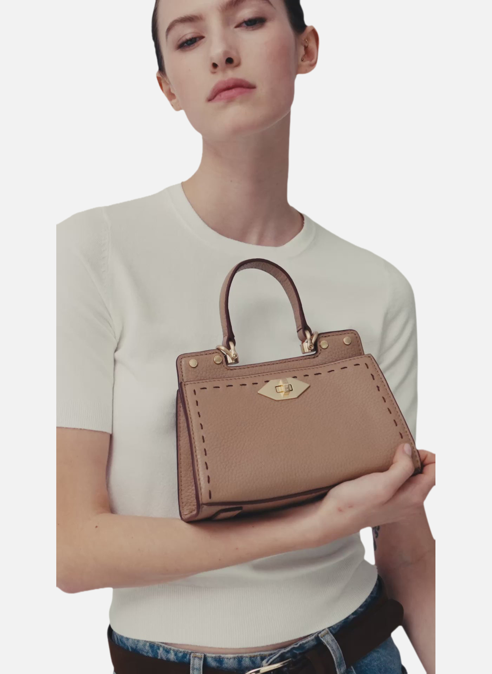 Sacs à main Trianon femme beige Pourchet Sacs à main Trianon femme beige Beige