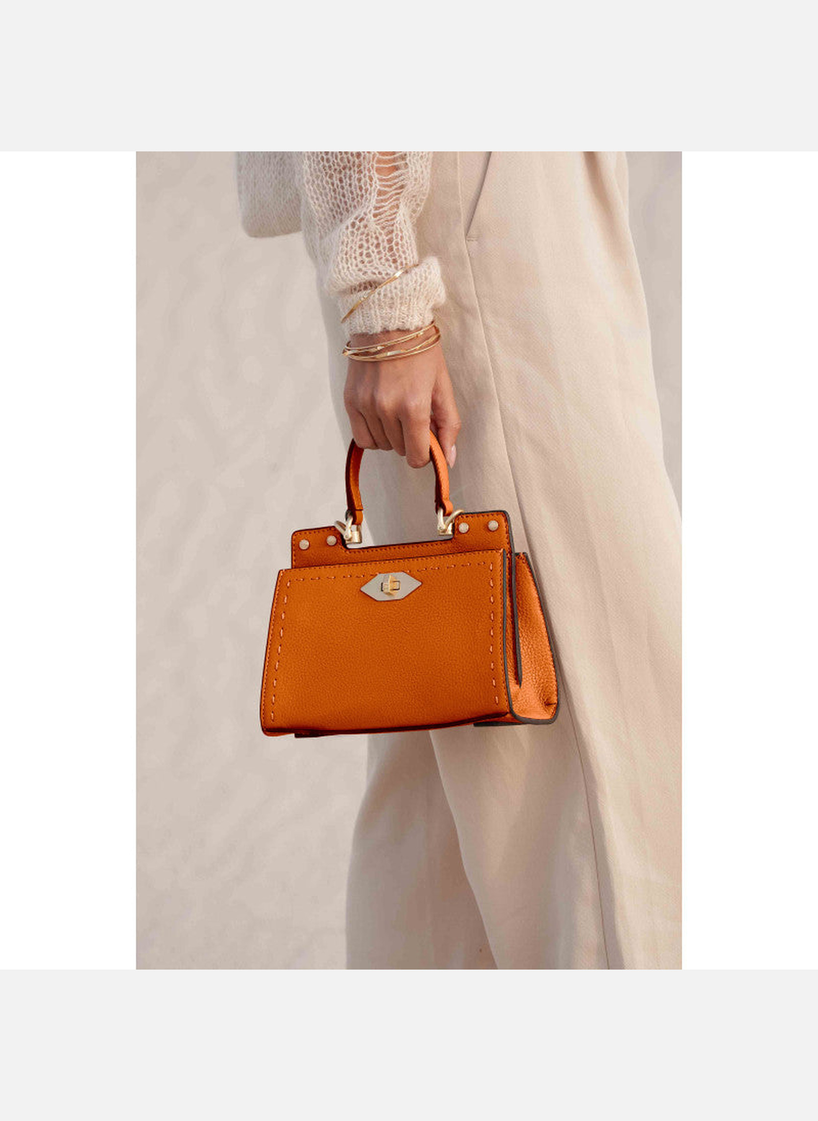 Sacs à main Trianon femme orange Pourchet Sacs à main Trianon femme orange Orange