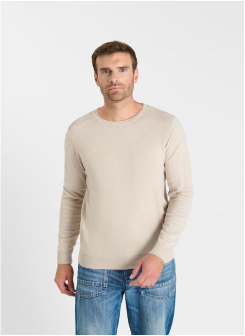 Le temps des cerises Pulls Pull RAMUX Beige homme beige