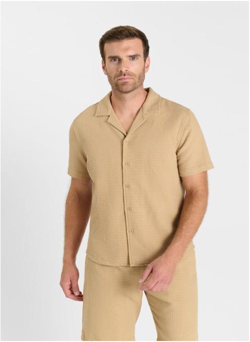 Le temps des cerises Chemises Chemise FUMI Beige homme beige