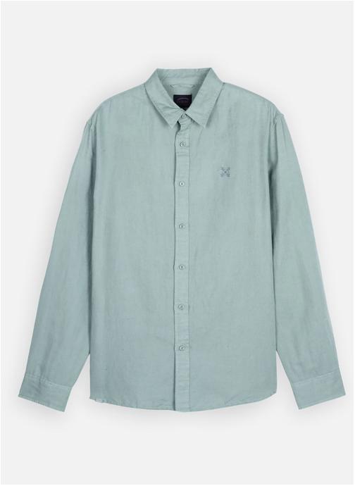 Oxbow Chemises LINEN homme vert