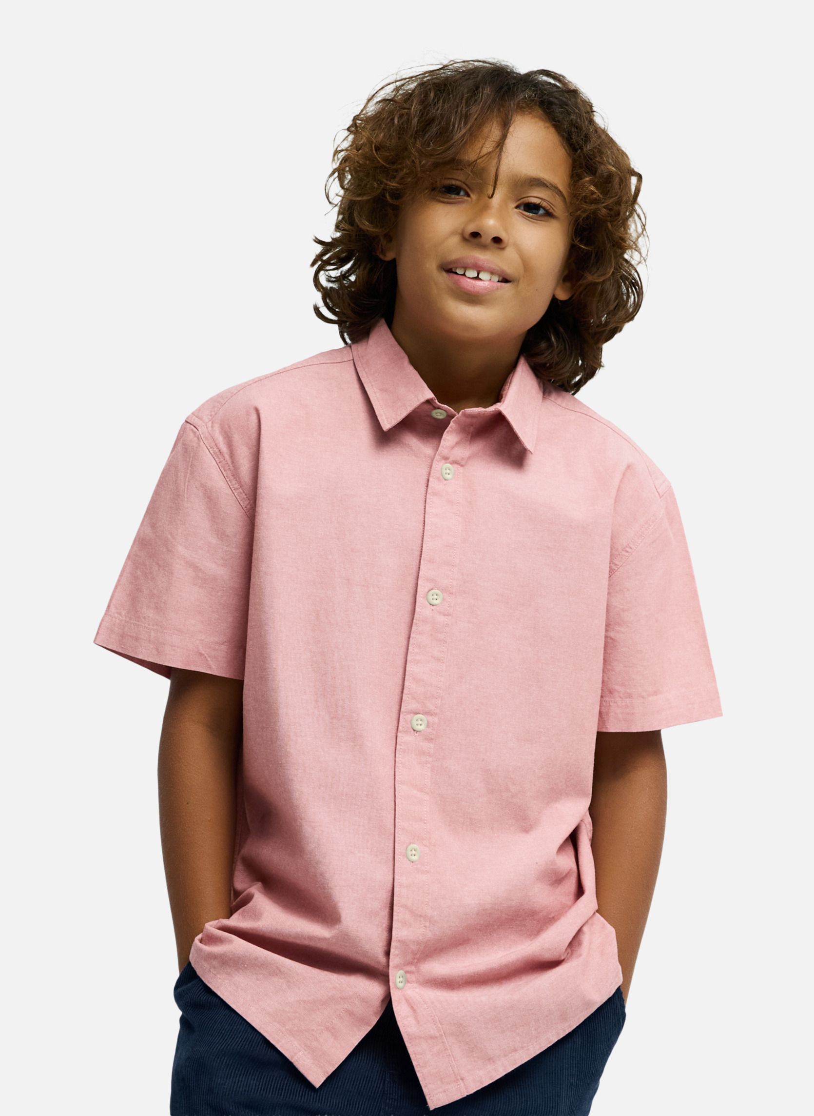 Chemises Drumfins garçon rose Quiksilver Chemises Drumfins garçon rose Rose