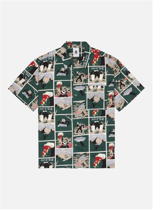 Element Chemises Regular Sb Printed homme vert