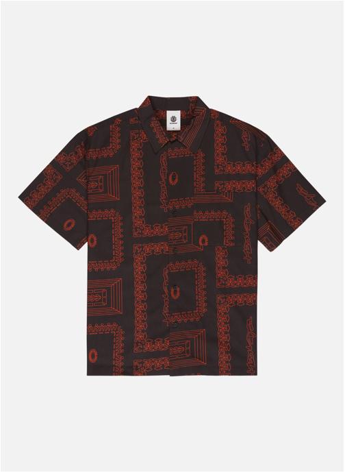 Element Chemises Regular Sb Printed homme marron
