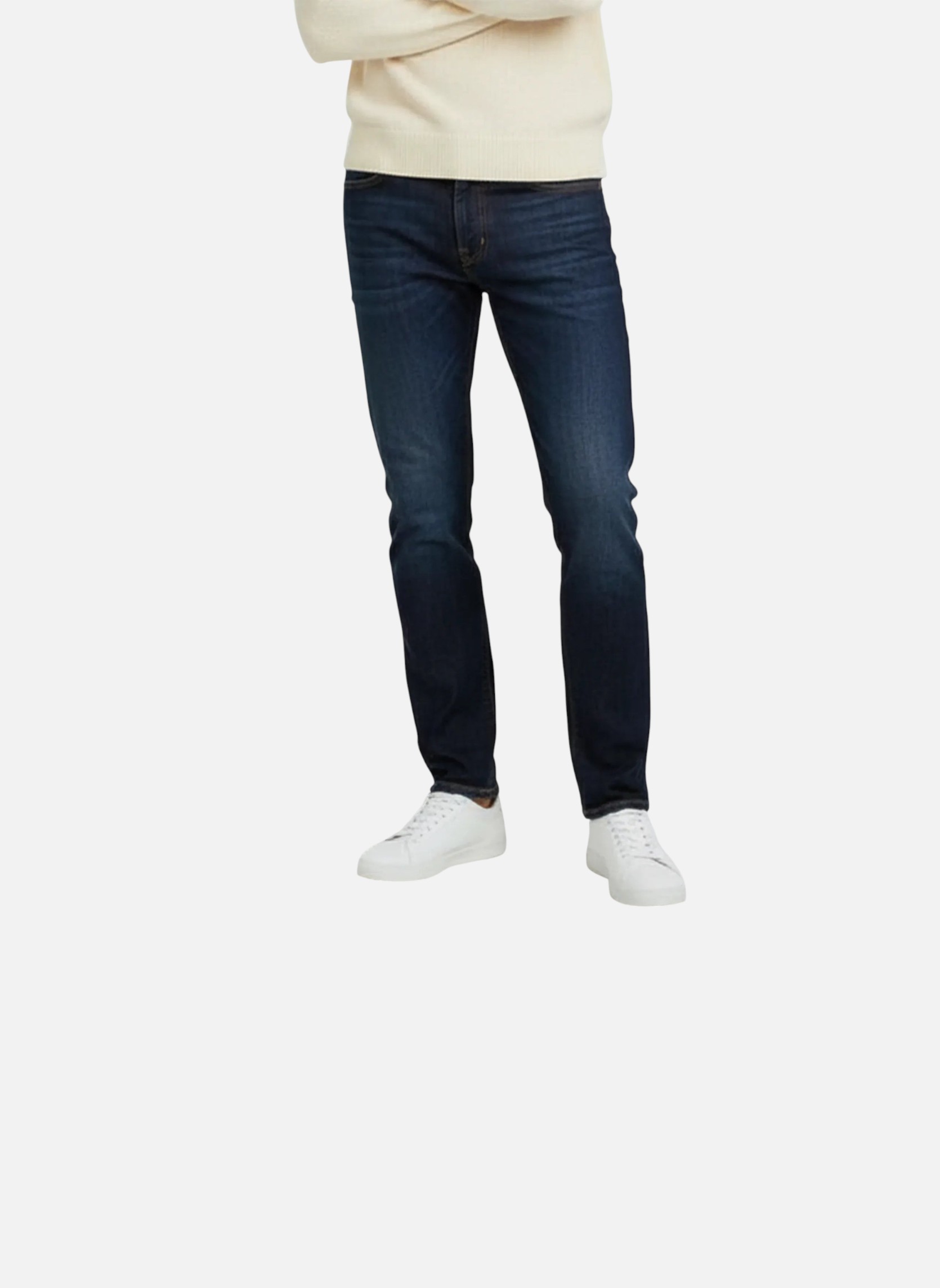 Jean Homme Serge Blanco Taille 40 Bleu - Neuf Avec étiquettes, Coupe Droite