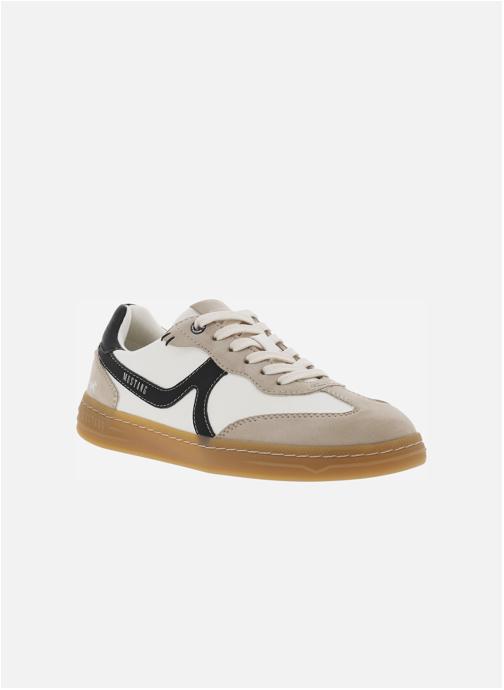 Mustang shoes Baskets basses Tennis talon plat femme - Blanc femme blanc