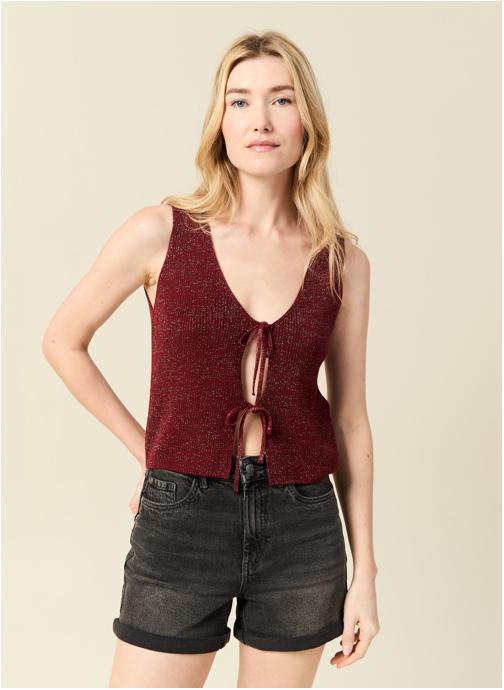 Bonobo Tops Pulls sans manches - NOEUGILF femme rose