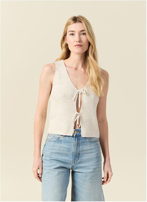 Bonobo Tops Pulls sans manches - NOEUGILF femme beige