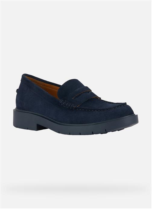 Geox Mocassins SPHERICA EC1 B WOMAN femme bleu